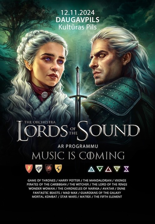 Orķestra LORDS OF THE SOUND izrāde “Music is coming”