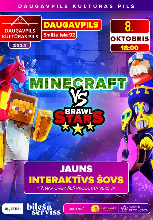 Bērnu šovs – Minecraft vs Brawl Stars