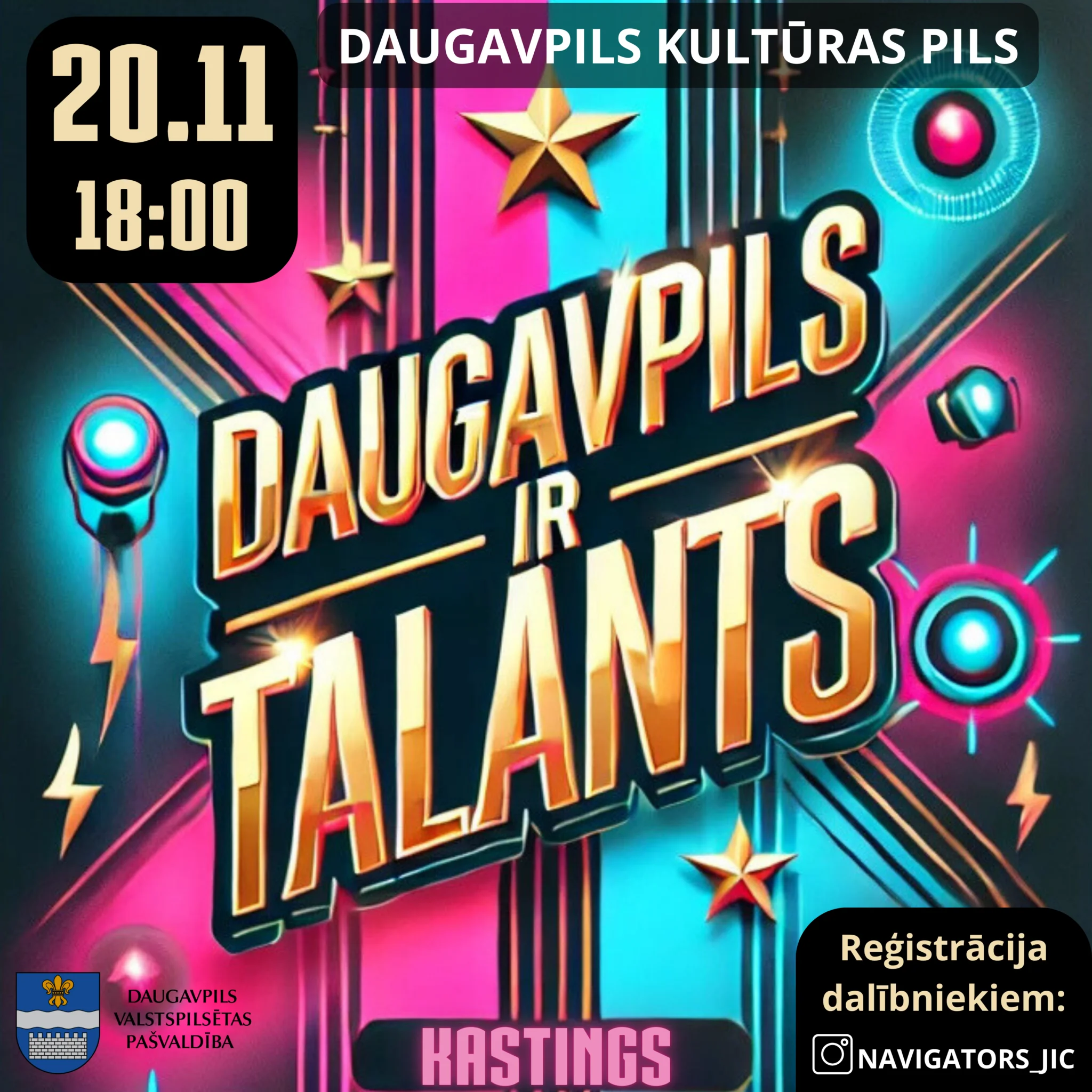 Jauniešu talantu konkurss “DAUGAVPILS IR TALANTS”